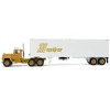 Mack R-Model Day Cab and 40' Vintage Trailer Yellow with Red and White "Mack Anniversary" 1/64 Diecast Model by DCP/First Gear - 2 of 4