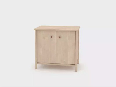 Natural Maple Adjustable Shelf Office Storage Cabinet