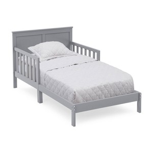 Collins Wood Toddler Kids' Bed, Greenguard Gold Certified Gray - Delta Children - 1 of 4