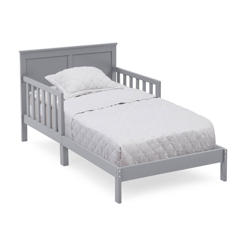 Photos - Bed Frame Collins Wood Toddler Kids' Bed, Greenguard Gold Certified Gray - Delta Chi