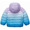 Rokka&Rolla Toddler Little Girls' Light Puffer Jacket Winter Coat - 3 of 4