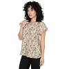 HAPPY BAY Women's Dressy Short Sleeve Top Summer Party Business PleatedT Shirts Trendy Fashion Tops Casual Flowy Tunic Tops For Women - 4 of 4