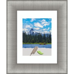 Amanti Art Elegant Brushed Pewter Picture Frame - 1 of 4