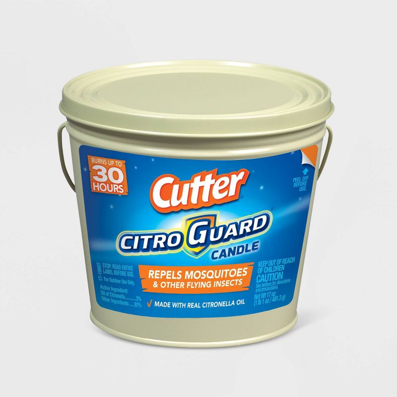 17oz Citro Guard Candle Tan Bucket - Cutter, 1 of 6