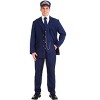 HalloweenCostumes.com Mens Men's North Pole Train Conductor Costume - 3 of 4