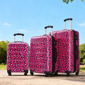 KWPZQEB Luggage Sets of 3 with Leopard Pattern, Lightweight Travel Luggage with Spinner Wheels & TSA Lock, Carry-On & Large Checked Luggage, 20/24/28 - 1 of 4