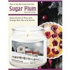 Courtside Market Quilted Barn Sugar Plum 18oz Soy Wax Candle Glass Jar & Lid - 3 of 3
