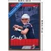 Trends International NFL New England Patriots - Drake Maye 25 Framed Wall Poster Prints - 3 of 4