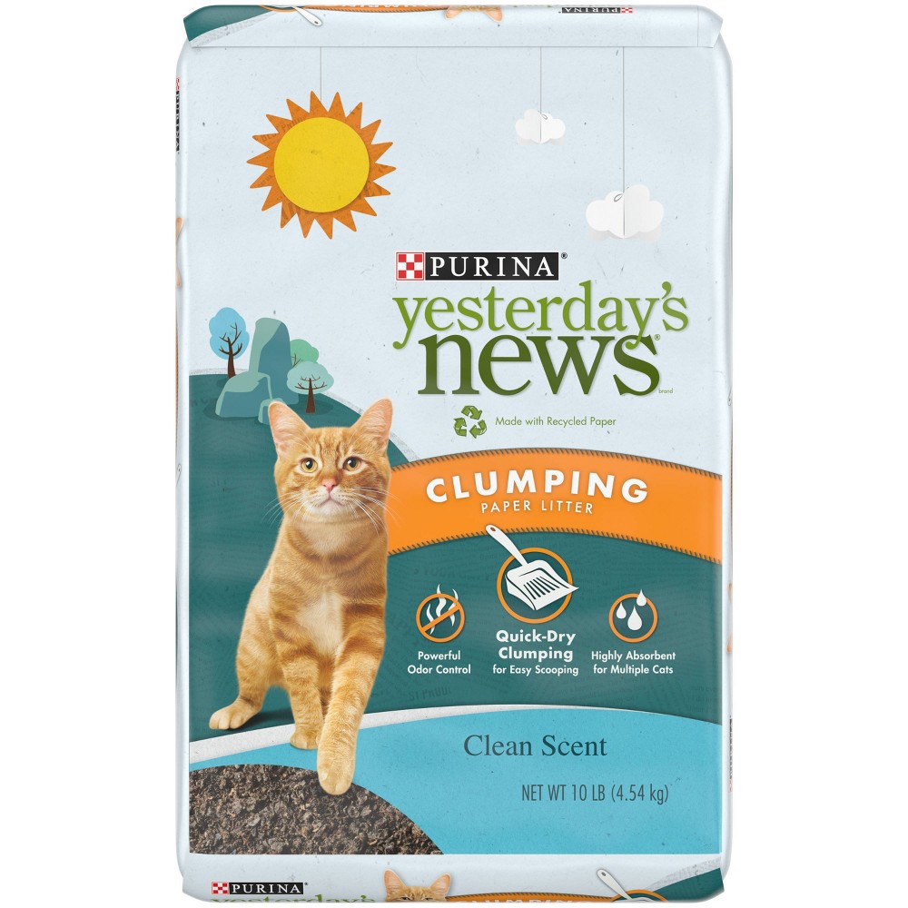 UPC 047557168029 Yesterday's News Cat Litter Clean Scent 10lb