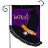 Briarwood Lane Halloween Garden Flag 12x18 For Outdoor The Witch Is in Burlap For Halloween Garden Flag Flags For Outside - 2 of 4