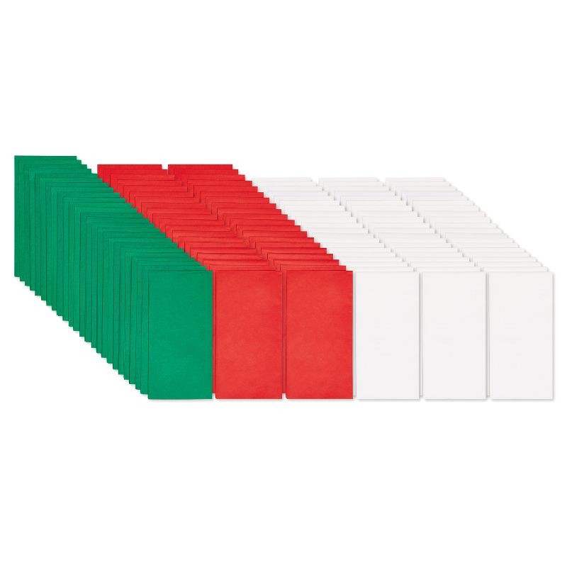 100 Sheets Red/White/Green Tissue Paper, 4 of 9