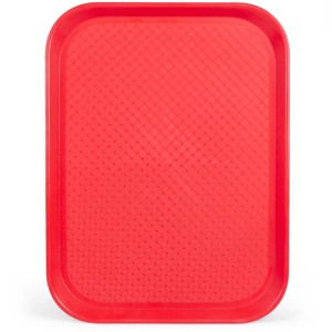 Slickblue Classic Textured Food Tray – Non-Slip Surface, Lightweight, Multipurpose for Daily Meals, Color & Size Options - 1 of 3