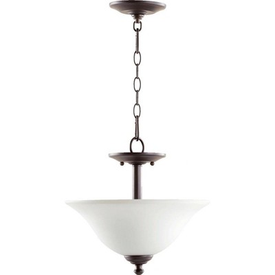 Quorum Lighting Spencer 2-Light Oiled Bronze Ceiling Fan