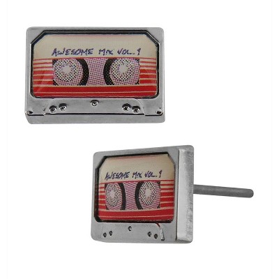 Adult GOTG Awesome Mix Tape Stud Earrings