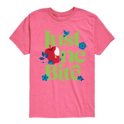 Boys' Snow White Just One Bite Short Sleeve Graphic T-Shirt - Heather Fuchsia - Small