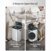 13 Gallon Automatic Trash Can - Motion Sensor & Touch Open, Stainless Steel, Soft-Close Lid, Includes 15 Bags - 2 of 4