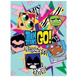 Teen Titans Go! Faces 500 Piece Jigsaw Puzzle 16" x 21.5" - 1 of 4