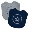 BabyFanatic Officially Licensed Unisex Baby Bibs 2 Pack - NFL Dallas Cowboys - 2 of 4