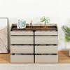 Okak Bluetooth LED Makeup Jewelry Cabinet with APP Control,Tempered Glass Buffet Storage & Kid-Safe Arc Corners,Touch Remote Vanity for Bedroom - 2 of 4