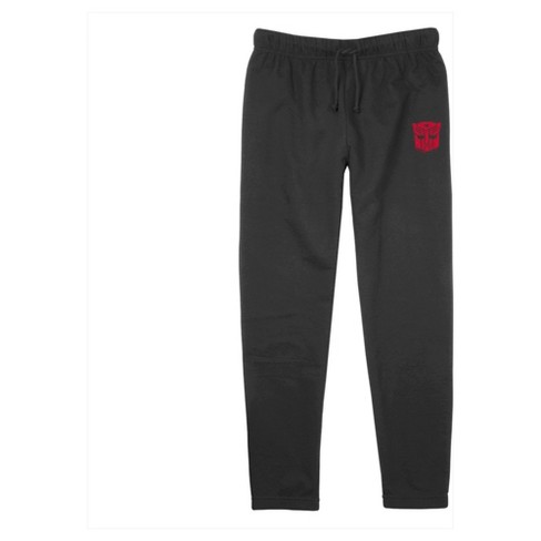 Juniors Womens Transformers Red Autobots Logo Jogger Sweatpants