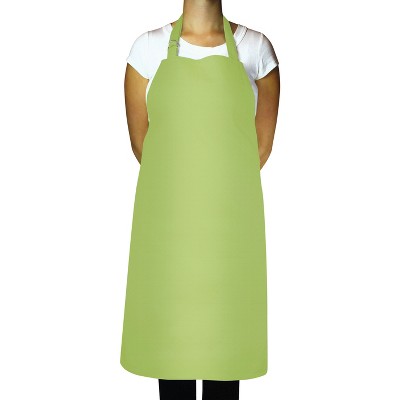 green kitchen apron