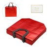 Unique Bargains Reusable Non-Woven Metallic Shiny Finish Gift Goodie Bags 12 Pcs - 3 of 4