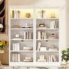 83'' Tall 5-Tier Modern Bookcase with Adjustable Shelves and LED Lighting for Home Office or Living Room Organizer-3irtyhousy - 2 of 4