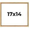 PosterPalooza | Classic Modern Gold Picture Frame - UV Acrylic, Backing Board, Hanging Hardware Included - 2 of 4