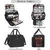 Professional Hairdressing Bag with 4 small bag, Toiletry Travel Bag, Cosmetics Beauty Hairdresser Bag with Shoulder Strap, Hair Makeup Salon - 2 of 4