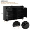 RISOKEYS Shoe Cabinet with Adjustable Shelves & Solid Wood Legs - Minimalist Home Organizer for Entryway and Living Room - Easy Assembly - 3 of 4