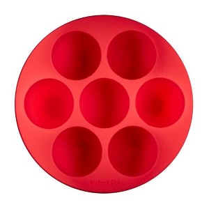 Instant Pot Official Silicone Egg Bites Pan with Lid - Compatible with 6 Qt., 8 Qt. Cookers - BPA-Free, Non-Stick, and Heat Resistant to 450°F - 1 of 4