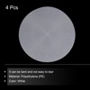 Unique Bargains 10 Count Round Needlepoint Blank Mesh Canvas Sheet for Embroidery Knit 12" 4 Pcs - 3 of 4