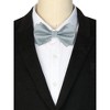 Elerevyo Men's Pre-tied Formal Satin Solid Color Formal Tuxedo Bow Ties - 4 of 4
