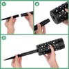 Unique Bargains Plastic Cemetery Vase with Spike Flower Holder Grave Decorations 15.4 x 2.8 Inch Black 1 Pc - 4 of 4