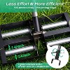 Lawn Leveling Rake - 17"x10" Aluminum Roller, 61" Adjustable Handle, Heavy-Duty Stainless Steel for Garden/Golf/Farm - 4 of 4