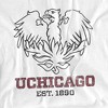 Men's University of Chicago Official Distressed Primary Logo T-Shirt - 2 of 4