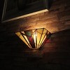 Chloe Lighting Maxwell Mission 1 Light Textured Black Wall Sconce 12" Wide - 4 of 4