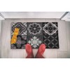 Evideco French Home Goods Sheltered Printed Front Door Mat Coir Coco Fibers Rug 24x16 - 4 of 4