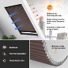 Cordless Skylight Shades 100% Blackout (Dark Coffee, 12-51 Wide and 12-74 High) - 3 of 3