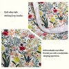 Boersma Floral Quilt 3 Pieces Microfiber Quilt Sets Lightweight Bedspreads Botanical Coverlets Quilt Bedding Set All Season Quilts Twin Size - 4 of 4