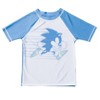 SEGA Sonic the Hedgehog Knuckles Tails Pullover Rash Guard and Swim Trunks Outfit Set Little Kid to Big Kid - image 2 of 4