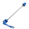 Unique Bargains Bicycle Quick Release Axles Skewers Lever Front Rear 5.91" 7.28" Blue 2 Pcs - 4 of 4