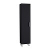 FURNIinspire Utility Storage Cabinets Tall Storage Cabinet Bathroom Close With 4 Shelves For Living Room, Bathroom, Kitchen, Black, 11.7"*15.7"*70.8" - 4 of 4