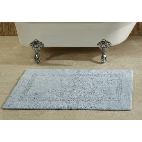 American Soft Linen, Non Slip Bath Rug, 100% Cotton 17x24 Inches, Soft Absorbent Bath Mat Rugs, White, Size: Bath Rug Cotton 17x24