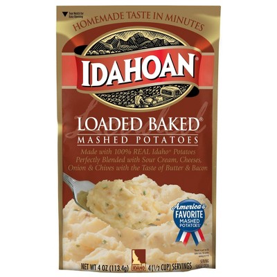 Idahoan Gluten Free Loaded Baked Flavored Mashed Potatoes - 4oz