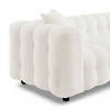 MINIMORE Modern 89.4''W Betty 3Seater Square Arms Chesterfield Sofa - 3 of 4