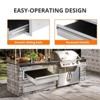 30 W x 6.5H x 23D Inch Outdoor Kitchen Drawers, Stainless Steel BBQ Access Drawers for BBQ Island or Grill Station, Silver - 2 of 4