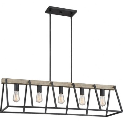 Quoizel Lighting Brockton 5 - Light Chandelier in  Grey Ash