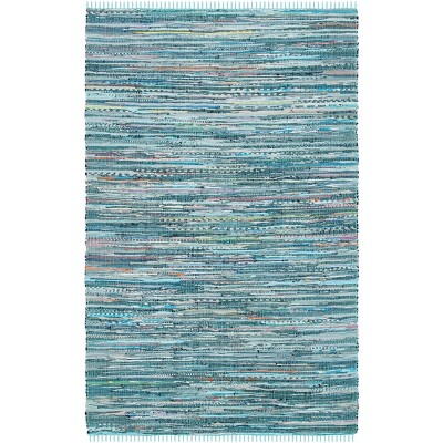 Rag Rug RAR127 Hand Woven Indoor Rugs - Safavieh