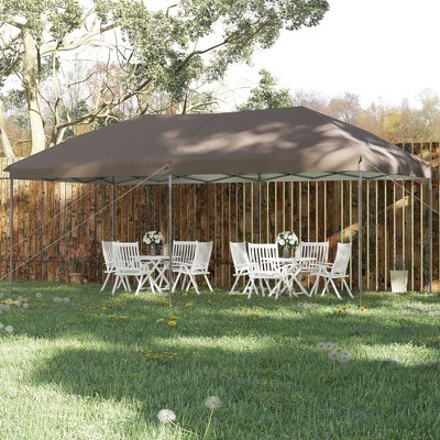 Details about   10' x 10' x 8' Outdoor Garden Gazebo Backyard Lawn Waterproof 